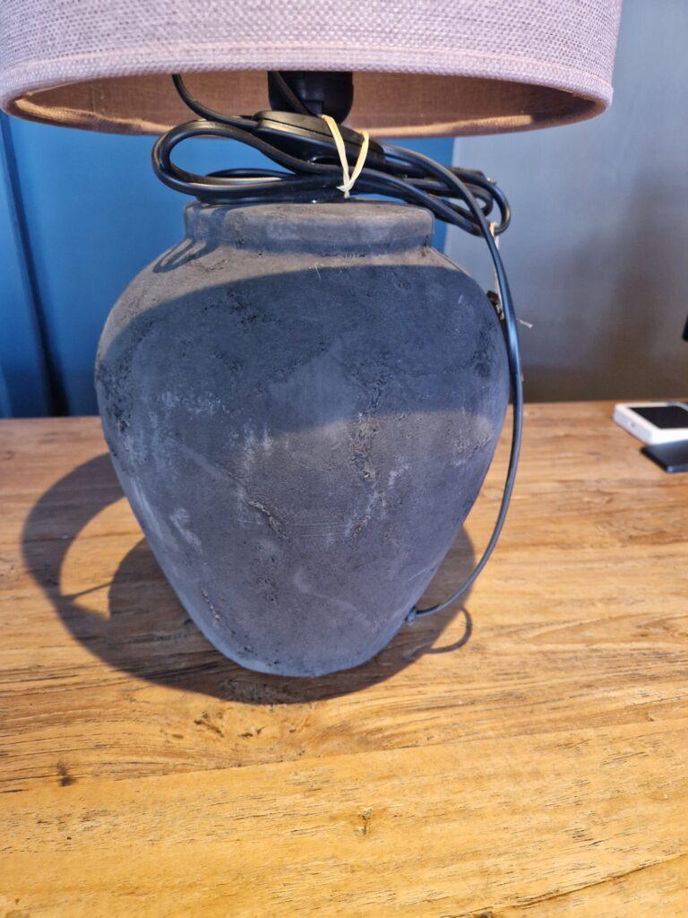 Lampenvoet aardewerk. hoogte 25cm