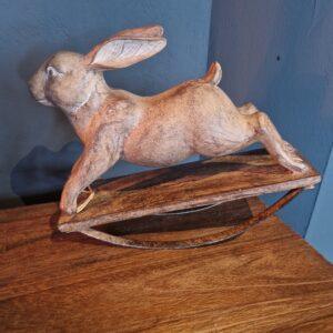 Houten schommel konijn